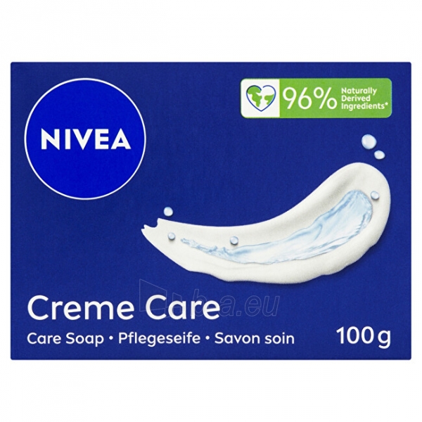 Muilas Nivea Cream soap caring Creme Care 100 g paveikslėlis 1 iš 4