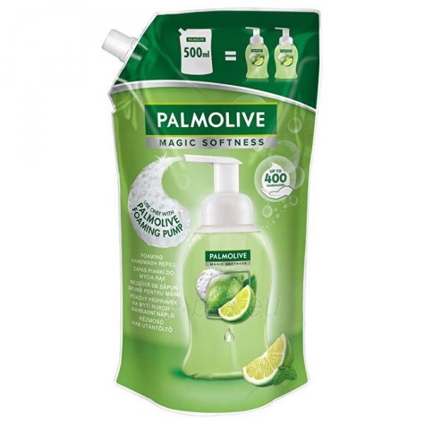 Muilas Palmolive Liquid soap with lime and mint Magic Softness (Foaming Handwash Lime & Mint) - 500ml paveikslėlis 1 iš 2