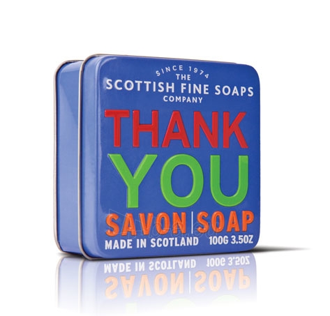 Muilas Scottish Fine Soaps Thank you 100 g paveikslėlis 1 iš 1