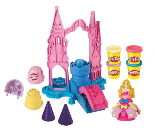 Набор plastilinas Princesės pilis Play-Doh A6881 paveikslėlis 2 iš 3