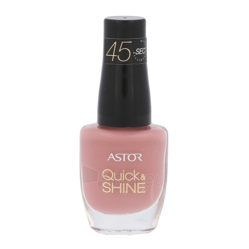 Nagų lakas Astor Quick & Shine Nail Polish Cosmetic 8ml Shade 619 Pink Cupcak paveikslėlis 1 iš 1