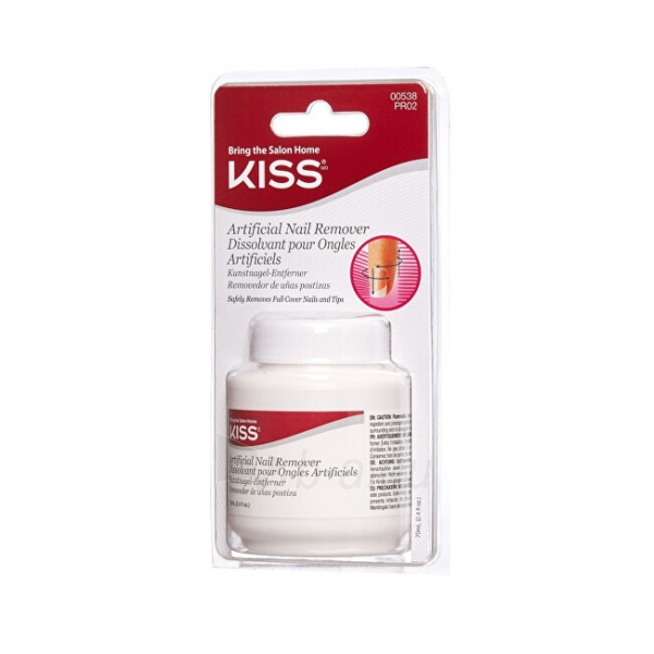 Nagų valiklis KISS (Artificial Nail Remover) 70 ml paveikslėlis 1 iš 1