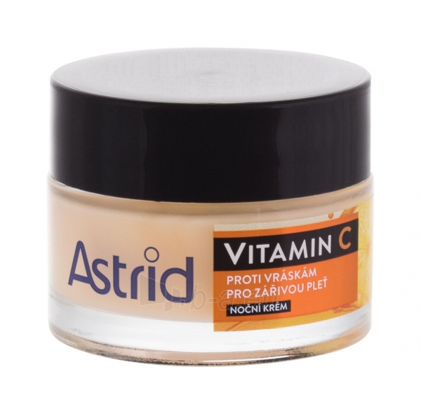Naktinis kremas sausai odai Astrid Vitamin C 50ml paveikslėlis 1 iš 1