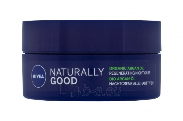 Naktinis odos cream Nivea Naturally Good Argan Oil 50ml paveikslėlis 1 iš 1