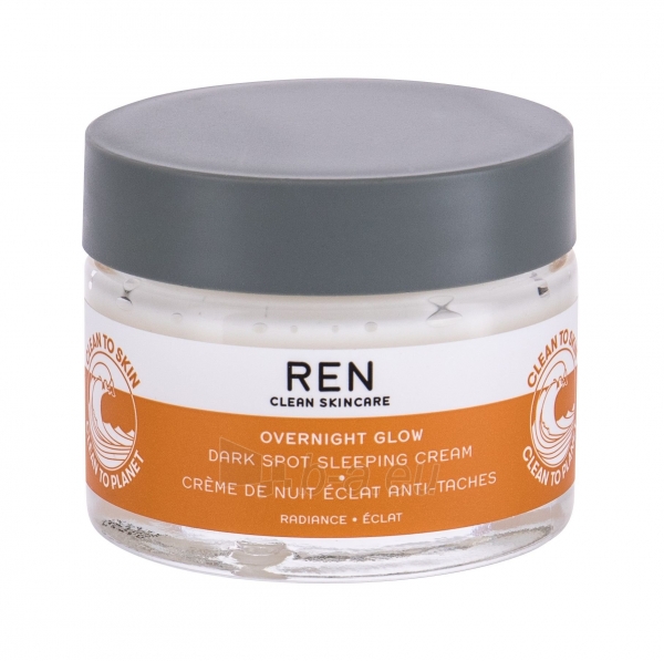 Naktinis odos kremas sausai odai Ren Clean Skincare Radiance Overnight Glow 50ml paveikslėlis 1 iš 1