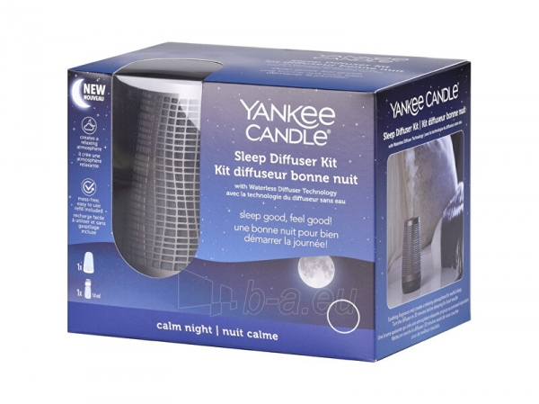 Namų kvapas Yankee Candle Scented diffuser bronze with Calm Nigh filling for a peaceful sleep 14 ml paveikslėlis 1 iš 4