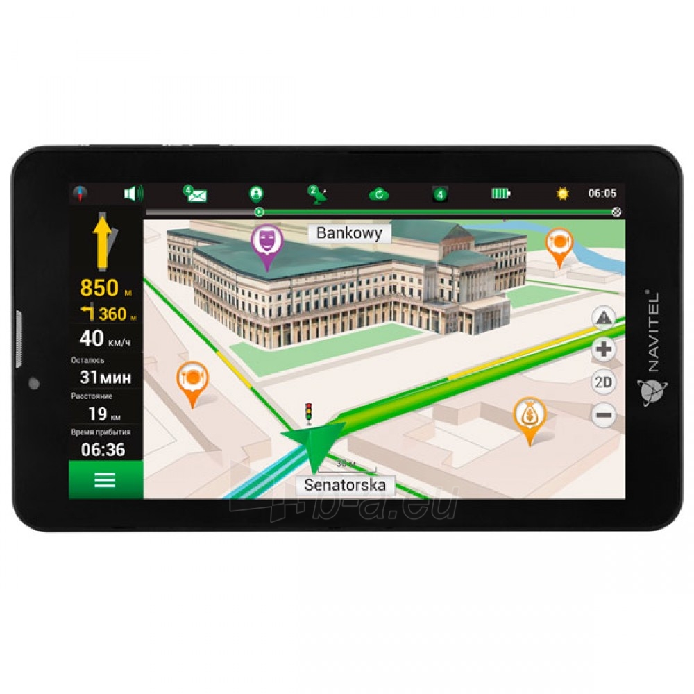 Navigacija Navitel T700 3G Pro Tablet paveikslėlis 4 iš 4