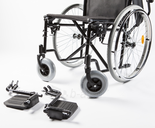 Neįgaliojo vežimėlis SteelMan Start 04-020-2, 38 cm paveikslėlis 4 iš 7