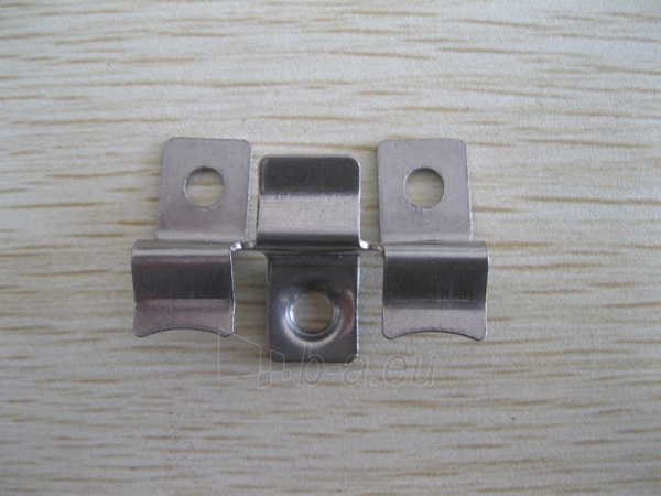 Nerūdijančio plieno 21mm sakabių pakuotė(25 vnt.) WPC LSHD-04 terasoms paveikslėlis 1 iš 2