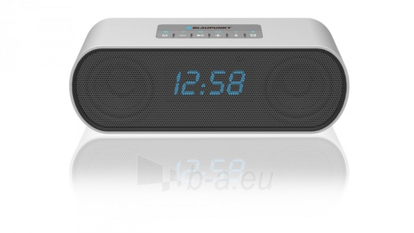 Nešiojama garso kolonėlė Blaupunkt BT15CLOCK microSD/AUX Alarm Clock paveikslėlis 3 iš 3