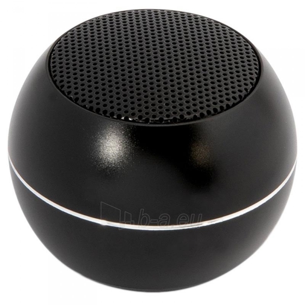 Nešiojama garso kolonėlė Guess Mini Bluetooth Speaker 3W 4H Black paveikslėlis 2 iš 4