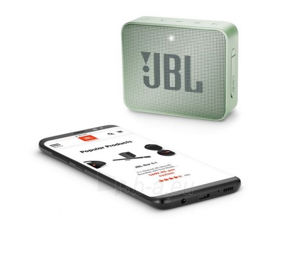 Nešiojama garso kolonėlė JBL GO 2 mint paveikslėlis 5 iš 6