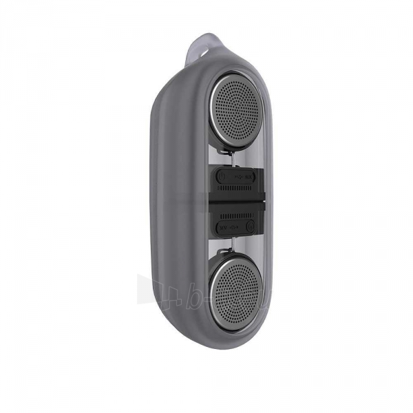 Nešiojama kolonėlė Devia Crystal series TWS speaker with silicon case (2pcs) black paveikslėlis 4 iš 4