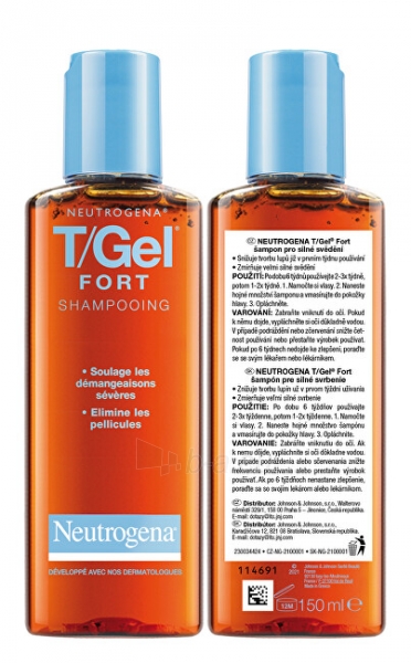 Neutrogena T / Gel Forte (Shampooing) - 150 ml paveikslėlis 3 iš 6