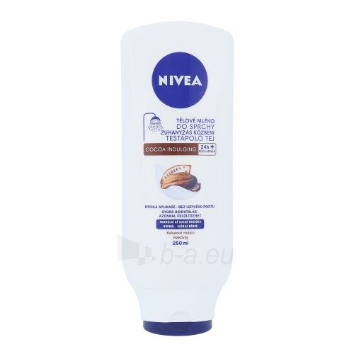 Nivea In-Shower Smooth Lotion Cocoa & Milk Cosmetic 250ml paveikslėlis 1 iš 1