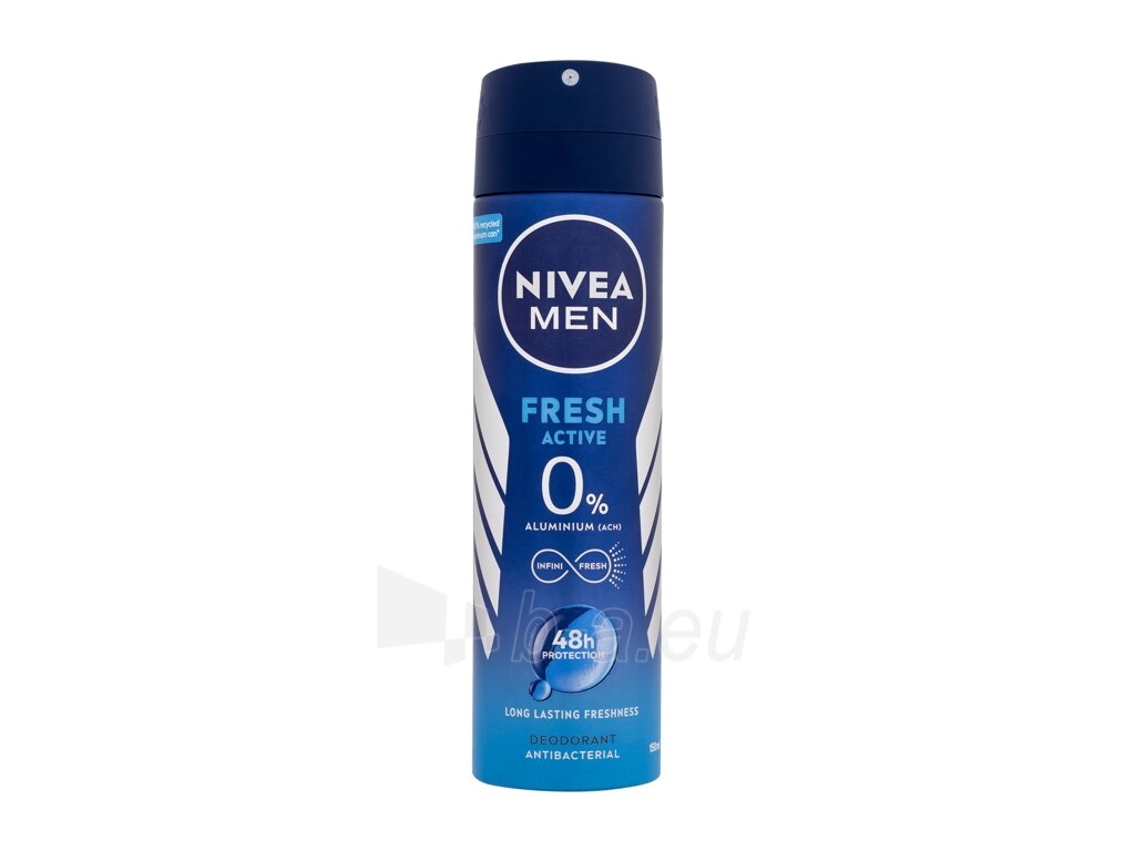 Nivea Men Fresh Active Anti-perspirant Deodorant Cosmetic 150ml paveikslėlis 1 iš 1