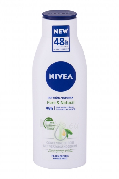 Nivea Pure & Natural Body Milk Cosmetic 400ml paveikslėlis 1 iš 1