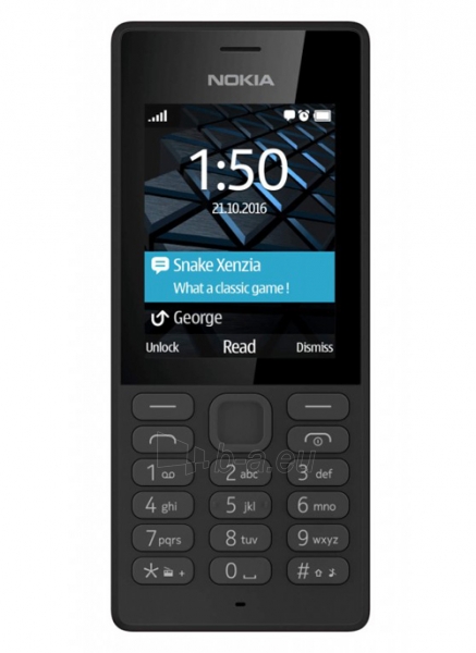 Nokia 150 Dual Sim black ENG/RUS paveikslėlis 1 iš 1