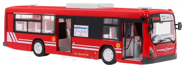 Nuotoliniu būdu valdomas autobusas, raudonas paveikslėlis 2 iš 7
