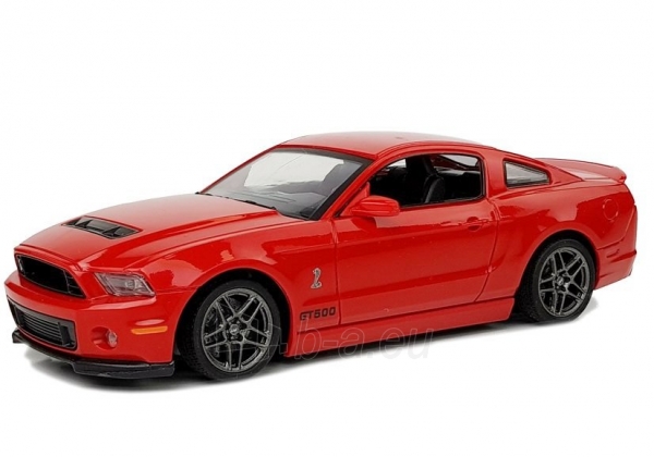 Nuotoliniu būdu valdomas automobilis "Ford Shelby GT500", raudonas paveikslėlis 3 iš 5