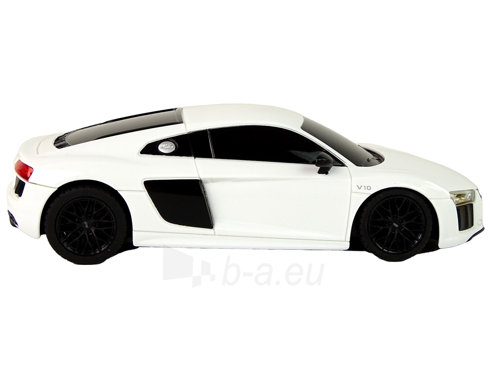 Nuotoliniu būdu valdomas automobilis Audi R8, 1:24, baltas LN15270 paveikslėlis 4 iš 7