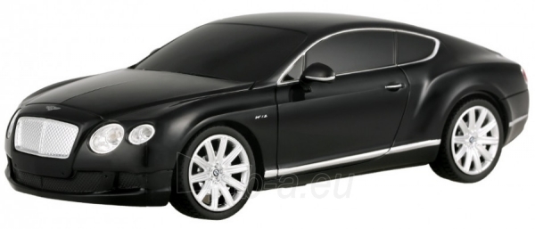 Nuotoliniu būdu valdomas automobilis Bentley Continental 1:24 RTR, juodas paveikslėlis 1 iš 3