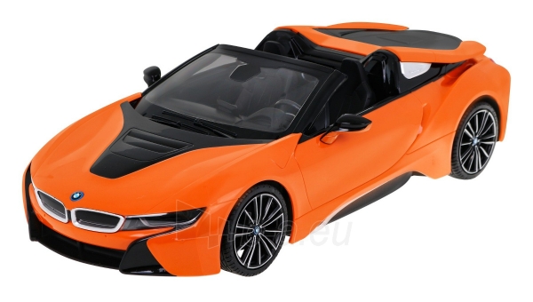 Nuotoliniu būdu valdomas automobilis BMW l8 Roaster, oranžinis paveikslėlis 8 iš 10
