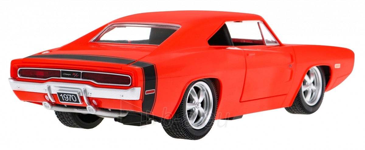 Nuotoliniu būdu valdomas automobilis Dodge Charger, 1:16, raudonas paveikslėlis 6 iš 9