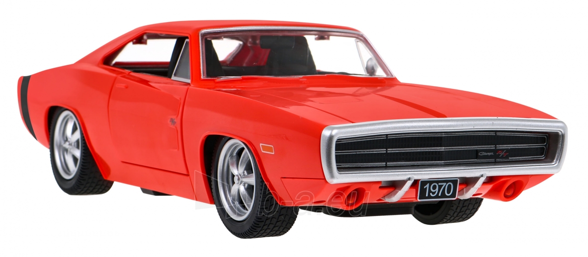 Nuotoliniu būdu valdomas automobilis Dodge Charger, 1:16, raudonas paveikslėlis 7 iš 9