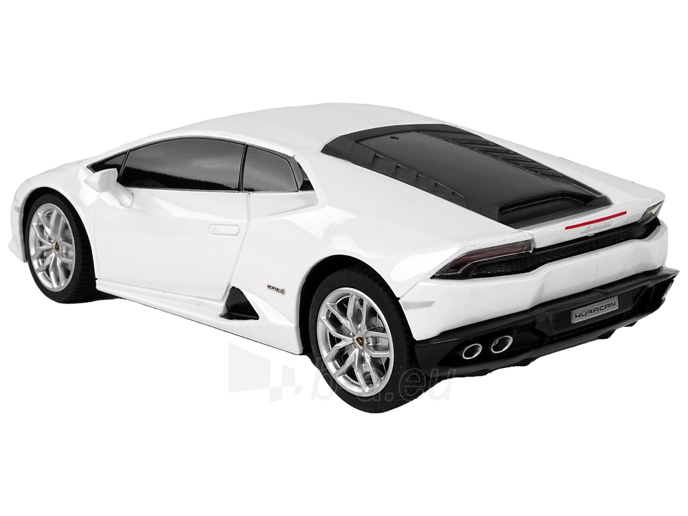 Nuotoliniu būdu valdomas automobilis Lamborghini Huracan, 1:24, baltas paveikslėlis 3 iš 7