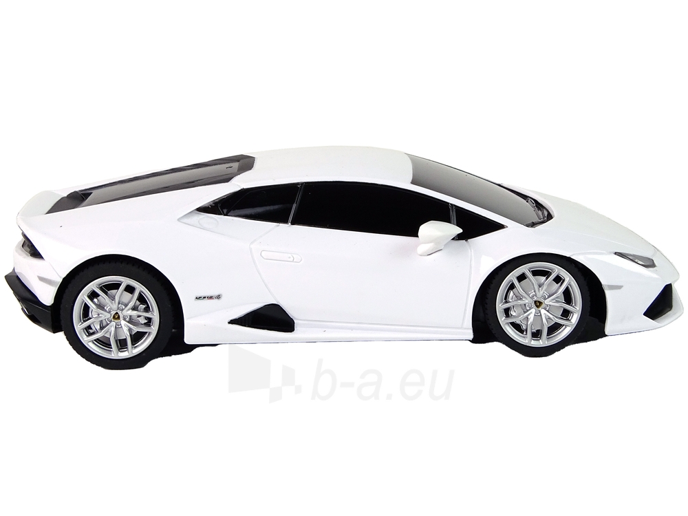 Nuotoliniu būdu valdomas automobilis Lamborghini Huracan, 1:24, baltas paveikslėlis 4 iš 7