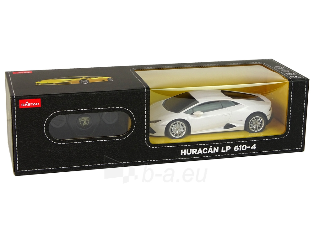 Nuotoliniu būdu valdomas automobilis Lamborghini Huracan, 1:24, baltas paveikslėlis 7 iš 7