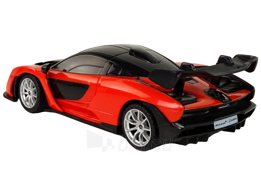 Nuotoliniu būdu valdomas automobilis McLaren, 1:24, raudonas paveikslėlis 3 iš 7