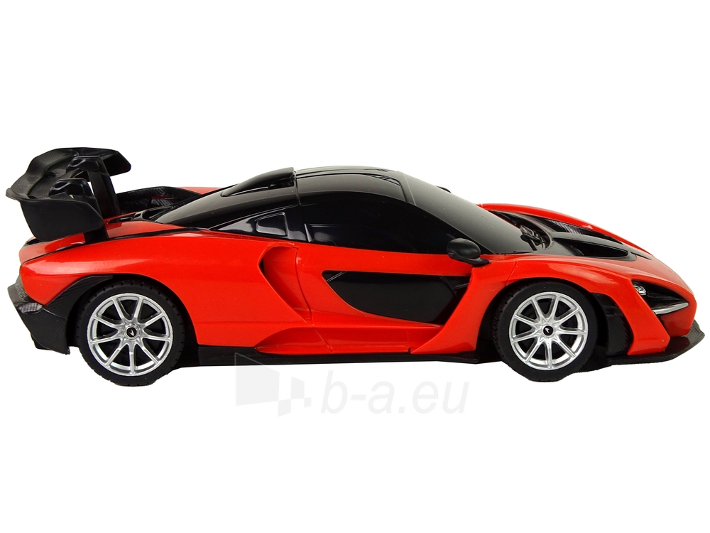 Nuotoliniu būdu valdomas automobilis McLaren, 1:24, raudonas paveikslėlis 4 iš 7