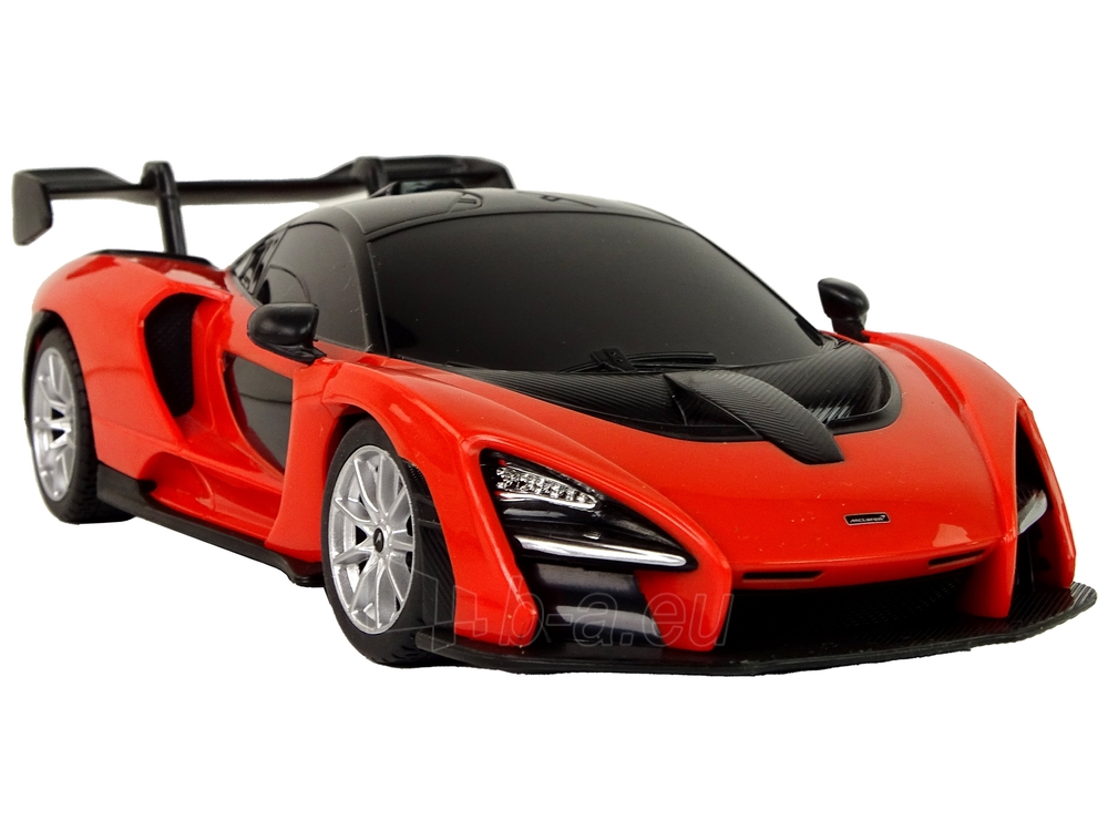 Nuotoliniu būdu valdomas automobilis McLaren, 1:24, raudonas paveikslėlis 5 iš 7
