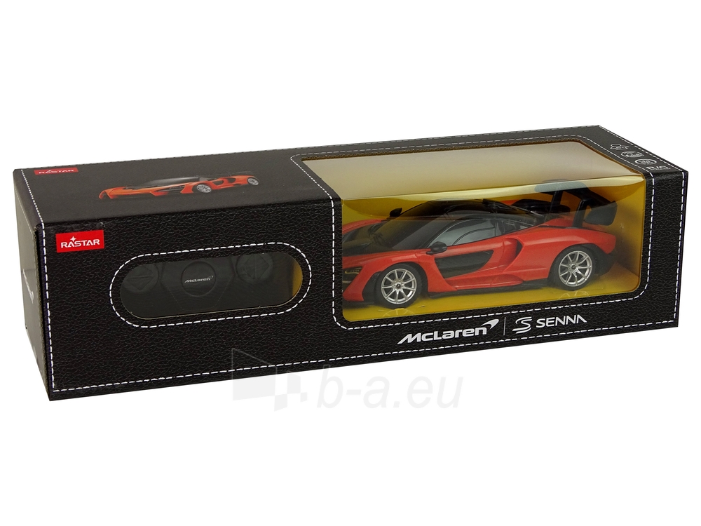 Nuotoliniu būdu valdomas automobilis McLaren, 1:24, raudonas paveikslėlis 7 iš 7