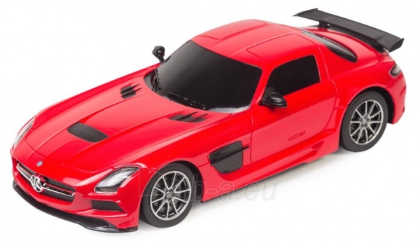 Nuotoliniu būdu valdomas automobilis Mercedes-Benz SLS AMG 1:18 RTR, raudonas paveikslėlis 2 iš 8