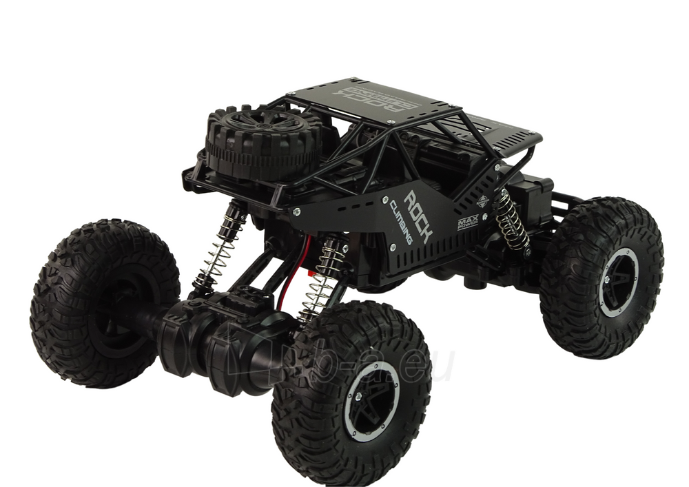 Nuotoliniu būdu valdomas automobilis Rover, 1:16, juodas paveikslėlis 5 iš 6