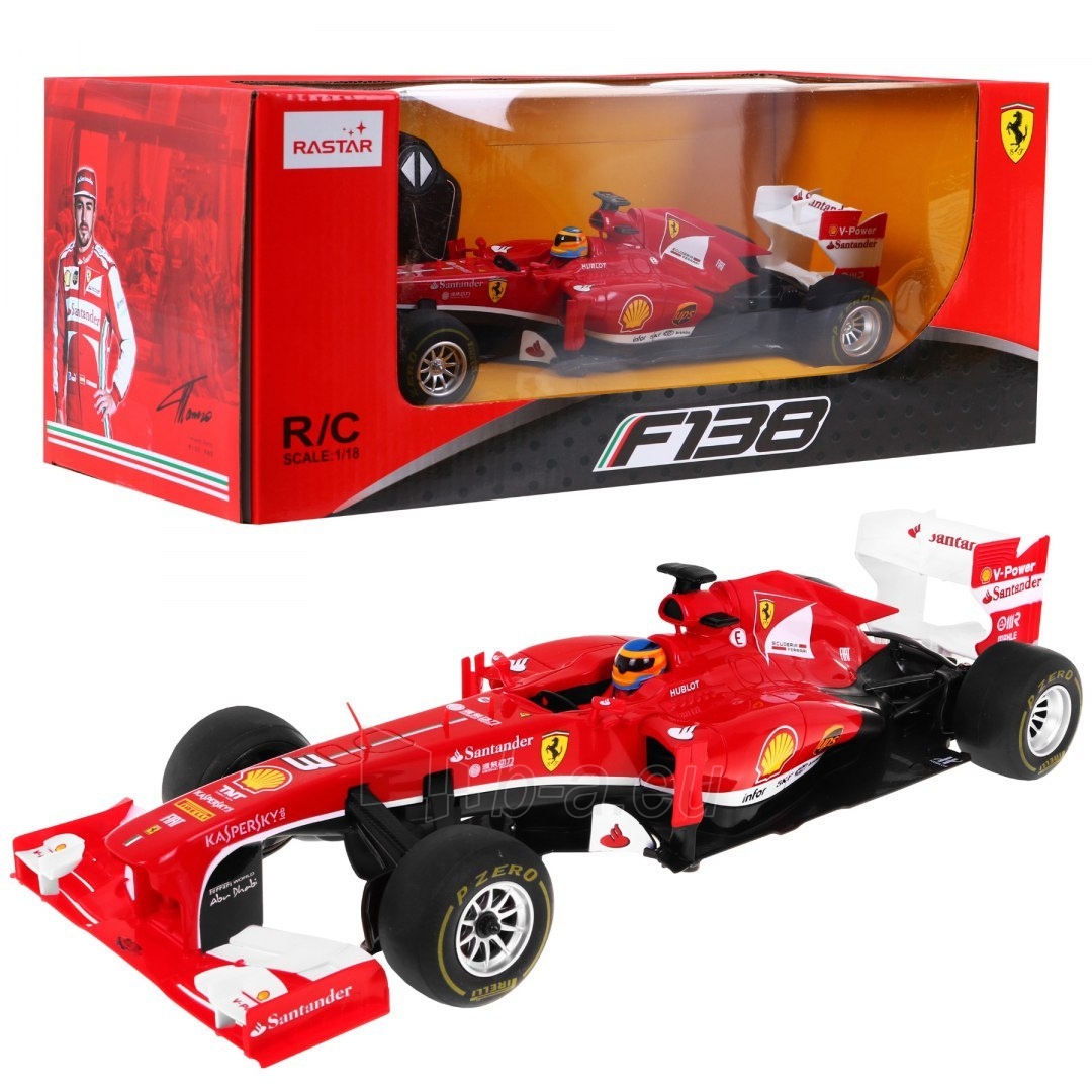 Nuotoliniu būdu valdomas Ferrari F1 automobilis RASTAR paveikslėlis 1 iš 7