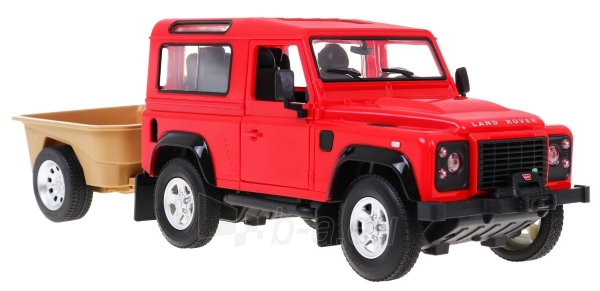 Nuotoliniu būdu valdomas “Land Rover 1:14”, raudonas paveikslėlis 4 iš 8