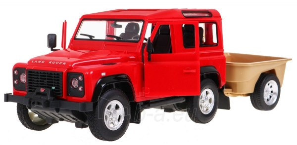 Nuotoliniu būdu valdomas “Land Rover 1:14”, raudonas paveikslėlis 6 iš 8