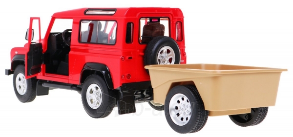 Nuotoliniu būdu valdomas “Land Rover 1:14”, raudonas paveikslėlis 7 iš 8