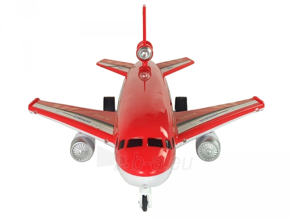 Nuotoliniu būdu valdomas lėktuvas, raudonas paveikslėlis 5 iš 6