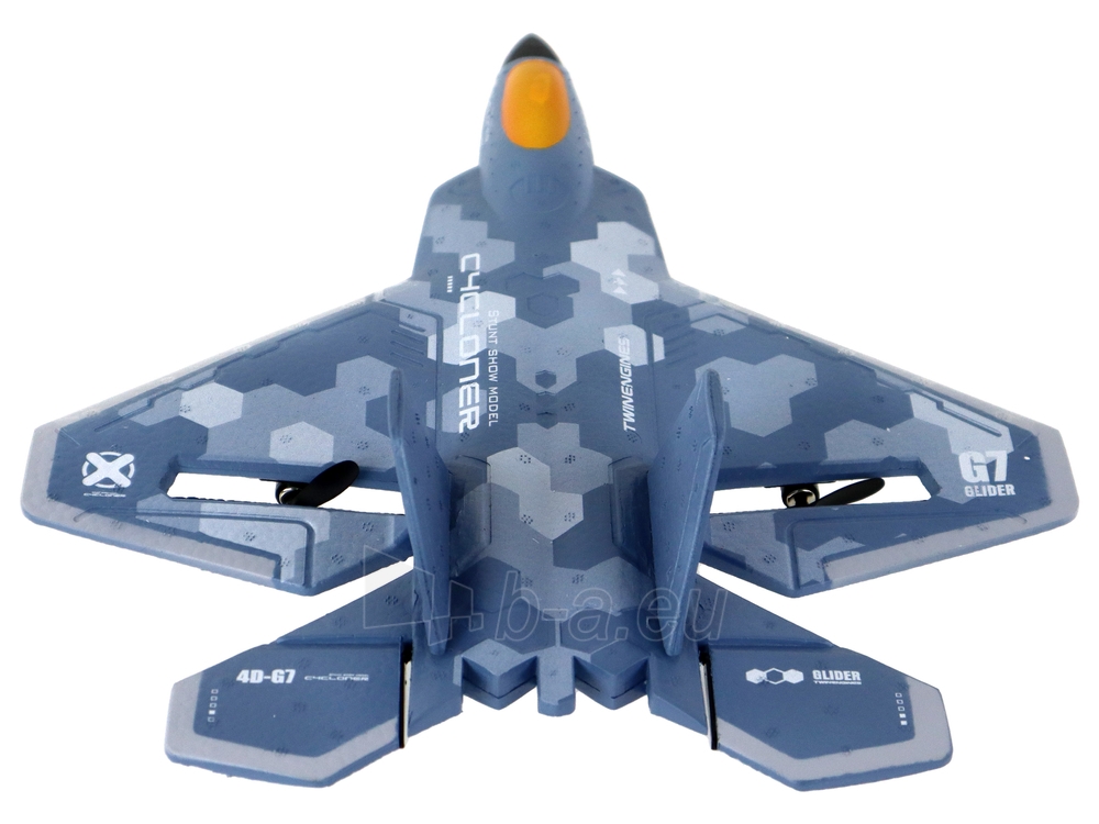 Nuotoliniu būdu valdomas naikintuvas 4D-G7, mėlynas paveikslėlis 8 iš 9