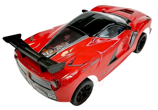 Nuotoliniu būdu valdomas prabangus automobilis "Rapid Legend", raudonas paveikslėlis 5 iš 7