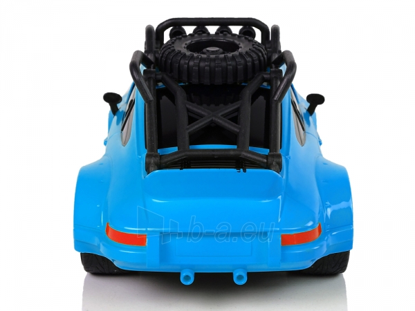 Nuotoliniu būdu valdomas sportinis automobilis, 1:18, mėlynas paveikslėlis 3 iš 7
