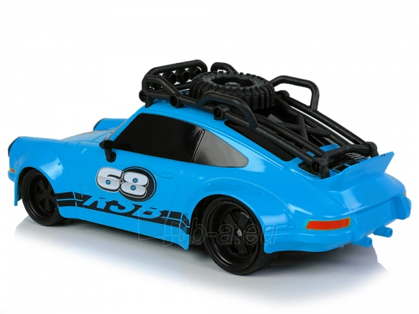 Nuotoliniu būdu valdomas sportinis automobilis, 1:18, mėlynas paveikslėlis 5 iš 7