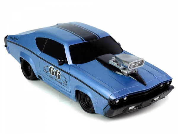 Nuotoliniu būdu valdomas sportinis automobilis Mustang GT 66, 1:20, mėlynas paveikslėlis 3 iš 6