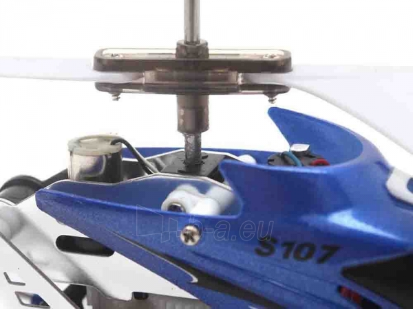 Nuotoliniu būdu valdomas sraigtasparnis "Syma S107G", mėlynos spalvos paveikslėlis 13 iš 14