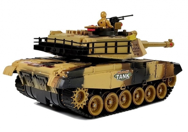 Nuotoliniu būdu valdomas tankas "War Tank", geltonas paveikslėlis 7 iš 7